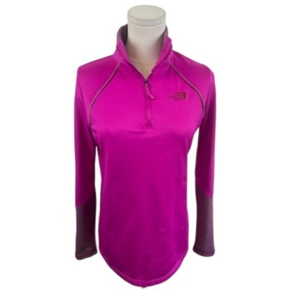 The North Face Pullover Top Women's Size Medium Fuchsia Pink Purple Athletic